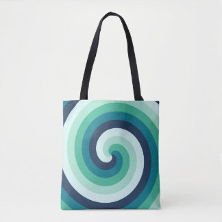 Tote Bag Spirale de brume aurorale