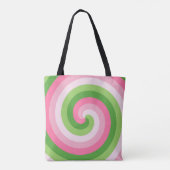 Tote Bag Spirale de pique-nique printanier (Dos)