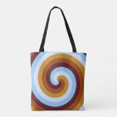 Tote Bag Spirale du renard d'automne (Dos)