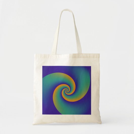 Tote Bag Spirales Arrière - plans Abstraites V (Devant)