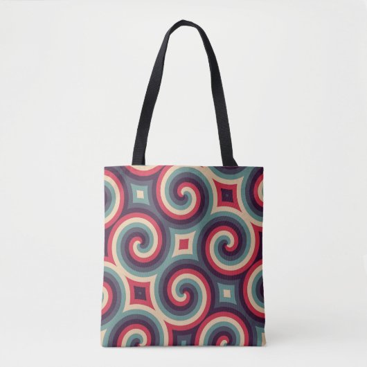 Tote Bag Spirales de croix électriques (Devant)