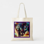Tote Bag Spirit Animal Panther 3 (Dos)