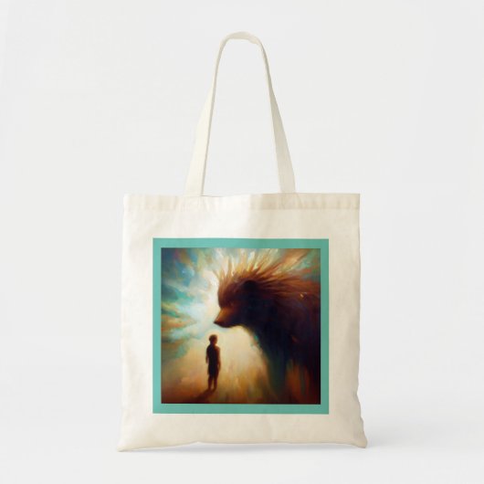 Tote Bag Spirit Animal Porcupine 2 (Devant)