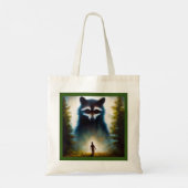 Tote Bag Spirit Animal Raccoon 2 (Dos)