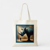 Tote Bag Spirit Animal Rhinoceros 1 (Dos)