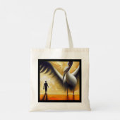 Tote Bag Spirit Animal Stork 3 (Dos)