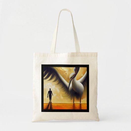 Tote Bag Spirit Animal Stork 3 (Devant)