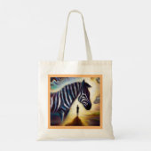 Tote Bag Spirit Animal Zebra 1 (Dos)