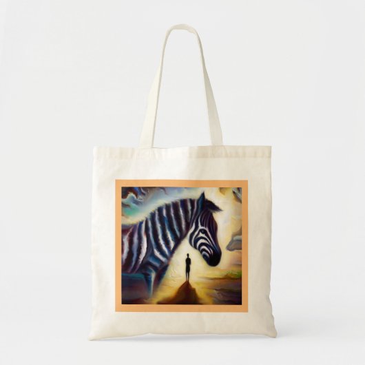 Tote Bag Spirit Animal Zebra 1 (Devant)