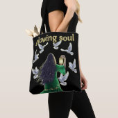 Tote Bag Spiritual women with lantern EVERY DAY (De près)