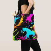 Tote Bag Splash couleur : Art Abstrait (De près)