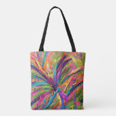 Tote Bag Splashy Art Vibe tropicale (Dos)