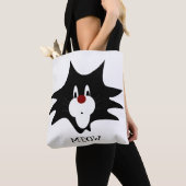 Tote Bag Splat de chat noir (De près)