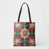 Tote Bag Splendeur de flocon de neige (Devant)