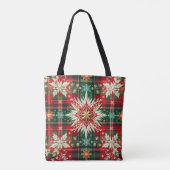 Tote Bag Splendeur de flocon de neige (Dos)