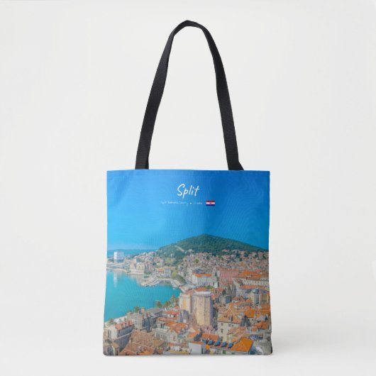 Tote Bag Split, Croatie - Ville côtière (Devant)
