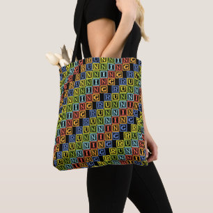 Tote Bag Sport de course multicolore