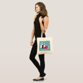 Tote Bag Sport moderne de bowling à dix broches (Devant (modèle))