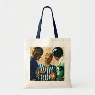 Tote Bag Sports Vintage, Tirage au Sort Pièce de Monnaie Ar
