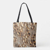 Tote Bag Spots métalliques Leopard Or (Dos)