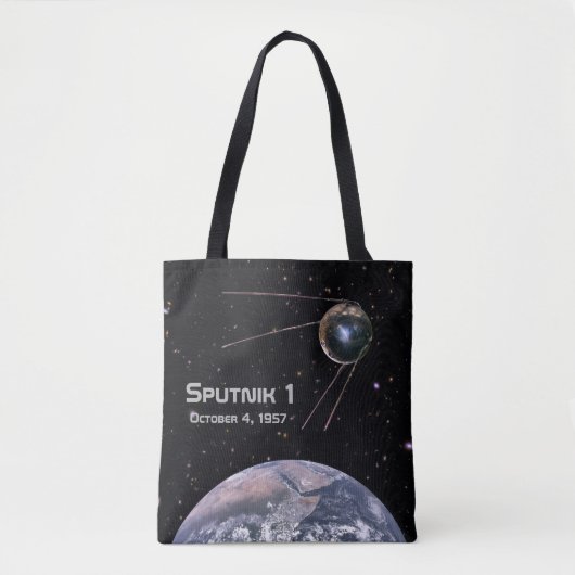 Tote Bag Spoutnik 1 Satellite terrestre (Devant)