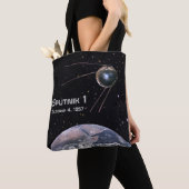Tote Bag Spoutnik 1 Satellite terrestre (De près)