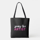 Tote Bag Spray Tan Artiste SSauf Tanning (Dos)