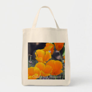 Tote Bag Spring California Poppies Organic Tote