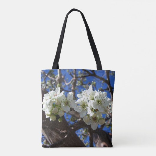 Tote Bag Spring Flowering Pear Tree (Dos)