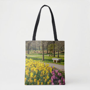 Tote Bag Spring Season Flower Garden