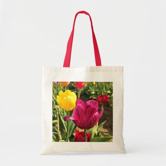 Tote Bag Spring tulips, Oregon (Devant)