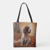 Tote Bag Springer Spaniel à l'automne Feuilles automne Insp (Dos)