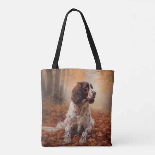 Tote Bag Springer Spaniel à l'automne Feuilles automne Insp (Dos)