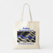 Tote Bag Springfield, Vermont. Police (Dos)