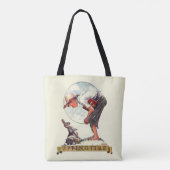 Tote Bag Springtime, 1935 garçon avec lapin (Dos)