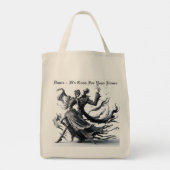 Tote Bag Squelette (Dos)
