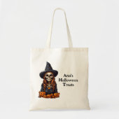 Tote Bag Squelette de sorcière à oeil creux (Devant)