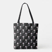 Tote Bag Squelette d'Halloween avec épée (Dos)