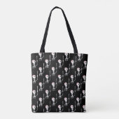 Tote Bag squelette d'Halloween avec une épée (Dos)