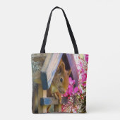 Tote Bag Squirl in A Birdhouse (Dos)