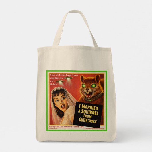 Tote Bag Squirrel from Outer Space (Dos)