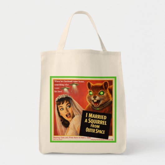 Tote Bag Squirrel from Outer Space (Devant)