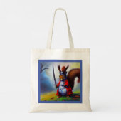 Tote Bag Squirrel Samurai (Dos)