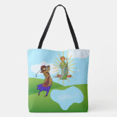 Tote Bag SS. Andrew & Jude avec 2 Golfeuses (Dos)