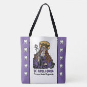 Tote Bag St. Apollonia avec dent pullée (Nuremberg) Fourre- (Devant)
