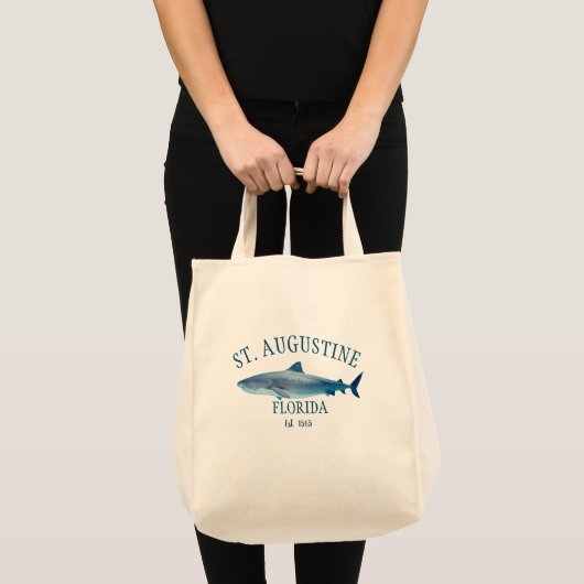Tote Bag St Augustine EST 1565 Florida Beach (Devant (produit))