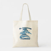 Tote Bag St. Augustine Floride Vacation Dauphins tribaux (Dos)