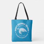 Tote Bag St George Island (tortue de mer) (Dos)