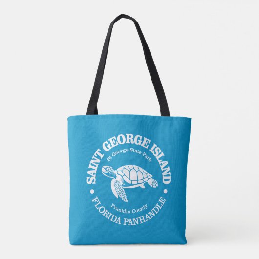 Tote Bag St George Island (tortue de mer) (Dos)