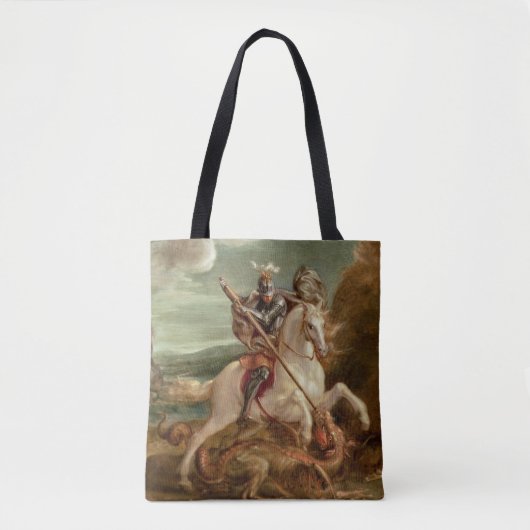 Tote Bag St George massacrant le dragon, (huile sur le (Devant)